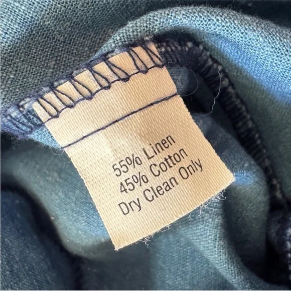 DOUBLE D RANCH Vintage Chambray Denim MaxiDress Duster Silver Concho Studs Sz S - Picture 6 of 13